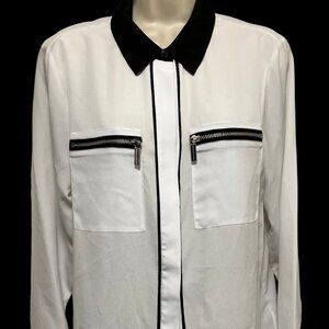 EUC Michael Michael Kors Button Down Blouse Size: 8